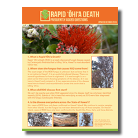 Rapid Ohi'a death brochure 