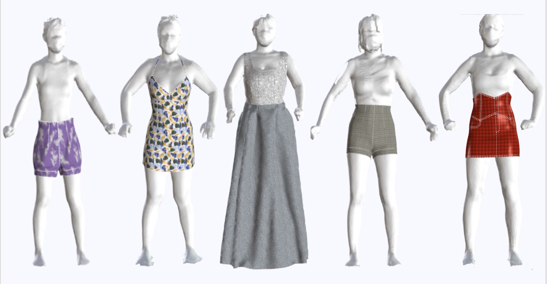 Digital Clothing Simulation on Personal Avatars